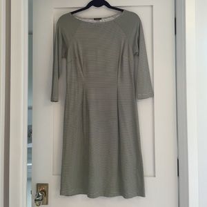 J McLaughlin Black and White Striped Dress