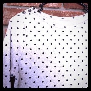 Polka dot sailor top