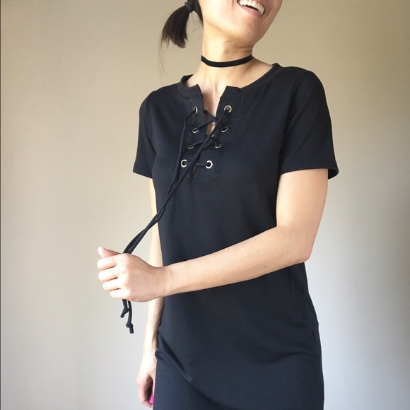 💣SALE Everyday lace up dress. MADE IN USA - Picture 2 of 4