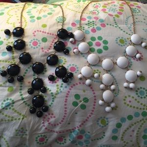 J. Crew-style bubble statement necklaces