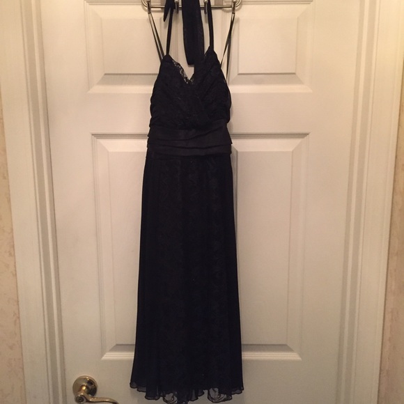 Black Lace Party Dress - Picture 1 of 4