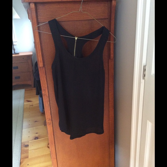 Express racer back tank xs black