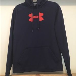Navy/orange Under Armour Hoodie