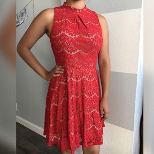 Red Lace Dress