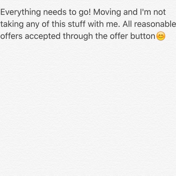 Everything MUST go!