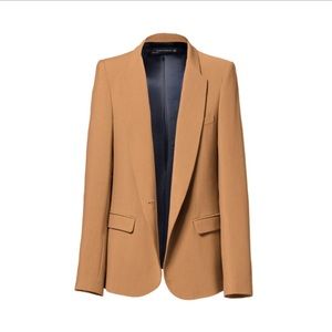 ZARA camel boyfriend blazer M