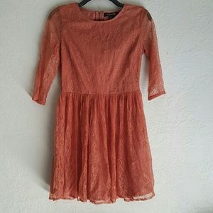 F21 Lace 3/4 Sleeve Dress