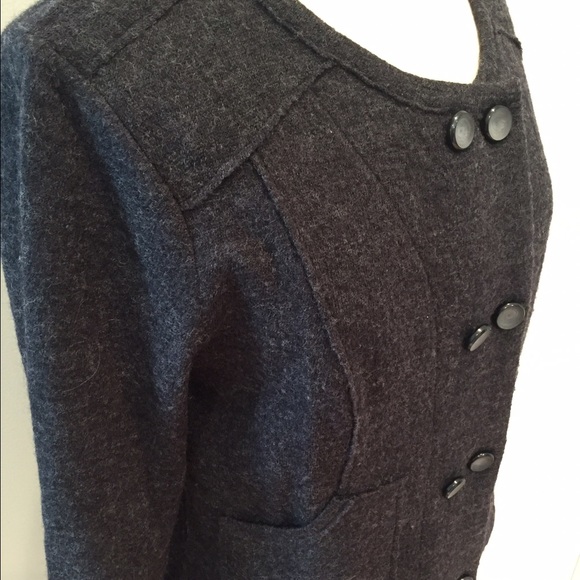 CAbi Sweaters - CAbi charcoal double breasted sweater jacket CAbi Sweaters - CAbi charcoal double breasted sweater jacket