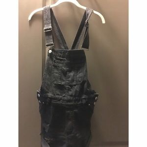 H&M black denim overalls!