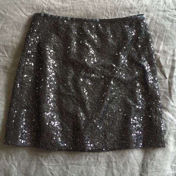 Jcrew sequin mini skirt