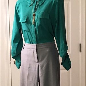 New York and Co gray slacks size 8