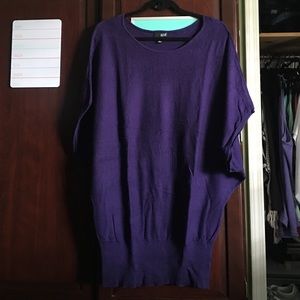 Purple Tunic Sweater