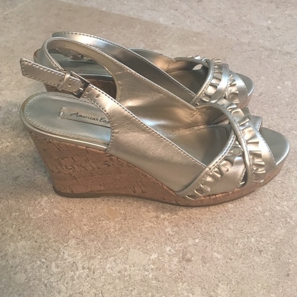 Silver wedges payless Clearance