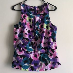 Ann Taylor multi colored blouse