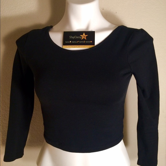 Three quarter length sleeve top - Picture 1 of 3