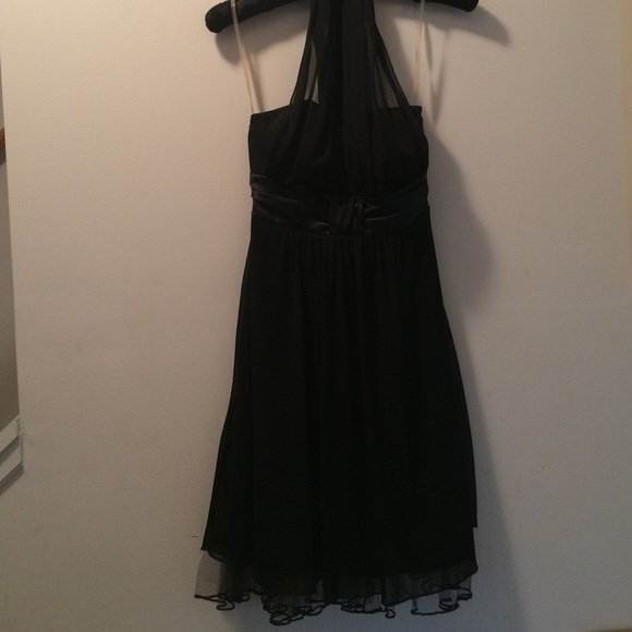 Black Halter Cocktail/Formal Dress