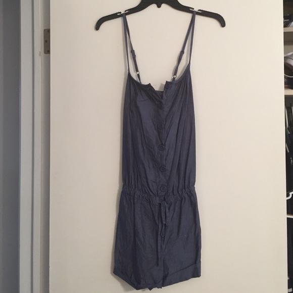 Chambray Romper