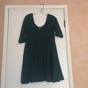 Emerald Green Skater dress