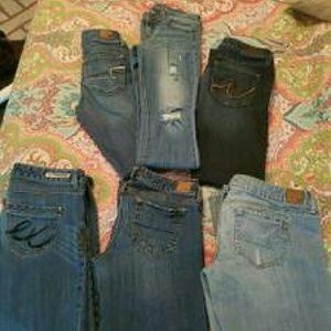 Size 4 and 6 American Eagle and Express Denim