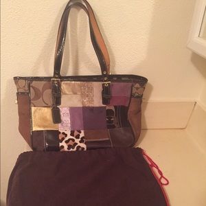 Authentic COACH Patchwork Handbag