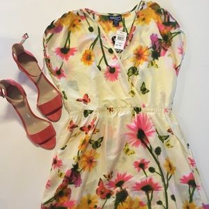 NEW light yellow floral dress