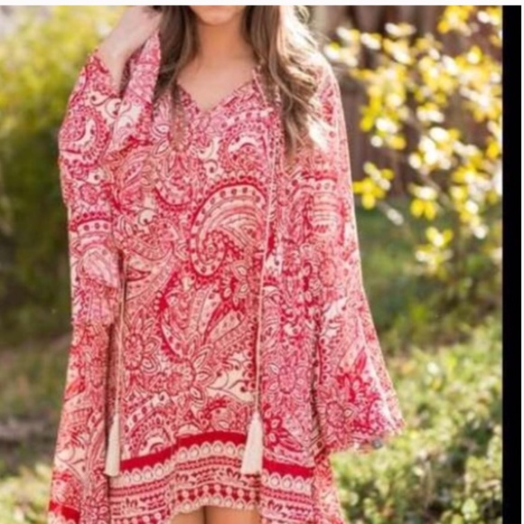PAISLEY PERFECT BOHO SWING DRESS NWT!!!