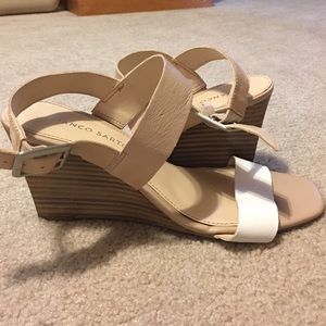 Franco Sarto wedge sandals, size 8.5