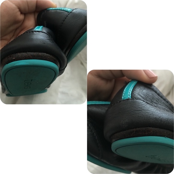 Black pre owned Tieks size 10