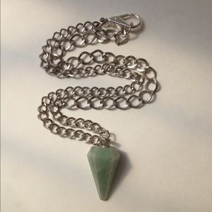 Green Aventurine Pendulum Necklace