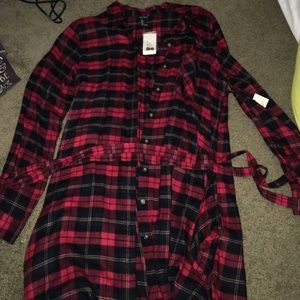 Flannel dress