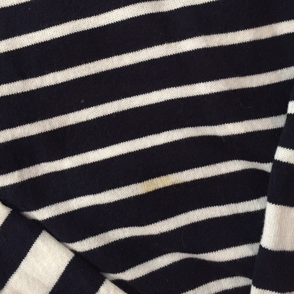 Navy & white striped Express sweater - Picture 4 of 4