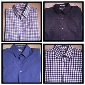 Bundle of 4 Express Mens (medium) button up shirts