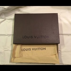 Louis Vuitton box and dust bag