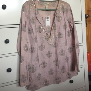 Summer long sleeve tunic.