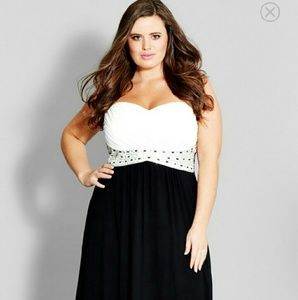 City chic gown L -NEVER been worn!