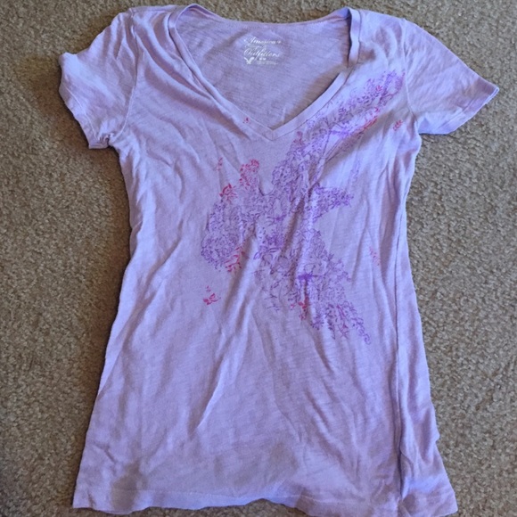 Purple Vneck