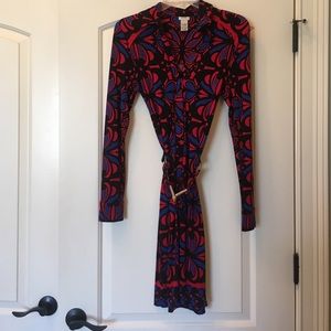 Cache comfy long sleeve dress with spandex.