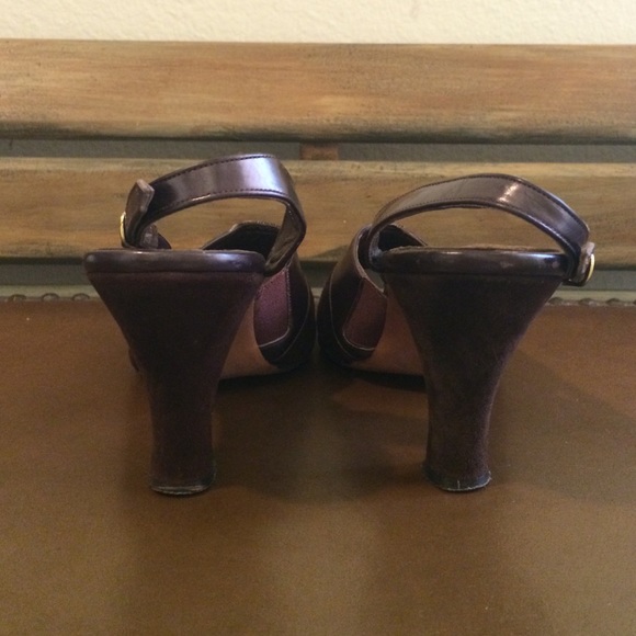 Adorable vintage sling back leather shoes size 5 - Picture 4 of 4