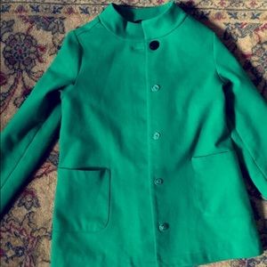 Green coat for kids