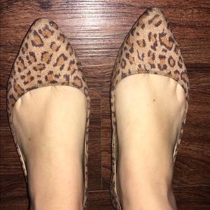 Cheetah print flats