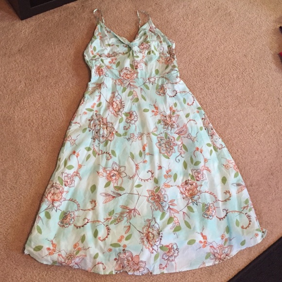 Floral spaghetti strap dress
