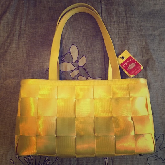 Harvey's Seatbelt Purse Yellow