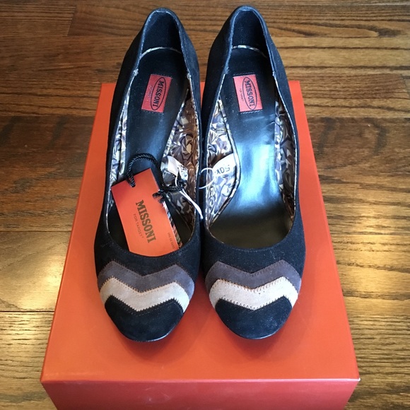 Missoni Suede High Heel Pumps - Picture 3 of 4