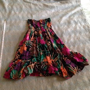 Victoria's Secret strapless beach cover up dress