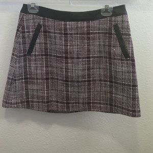 Plaid skirt size medium