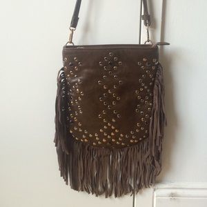 Fringe crossbody bag