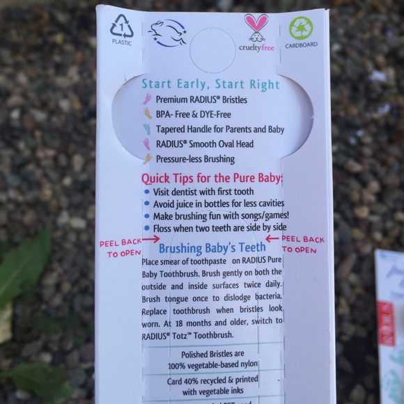 (2) for $10 Pure Baby Radius Toothbrush - Picture 2 of 4