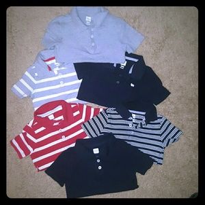 Six Boys oldnavy polos size 4T