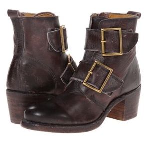 Frye "Sabrina double buckle"