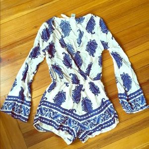 Patterned Romper